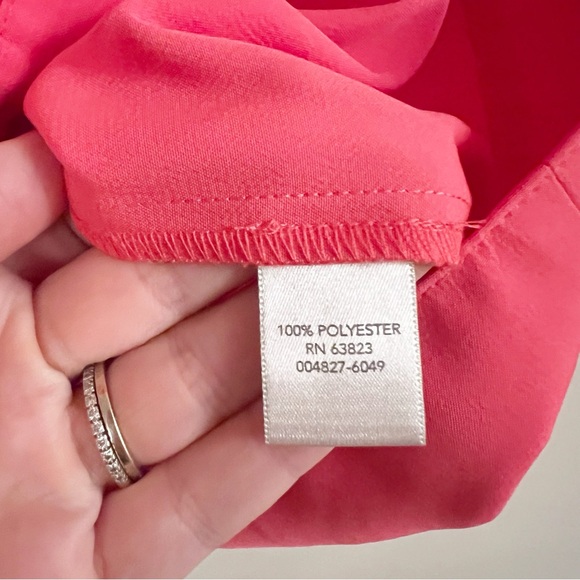 CJ Banks Pink Full Zip Front Lightweight Coat NEW Size 1X 3/4 Sleeves - Picture 7 of 10